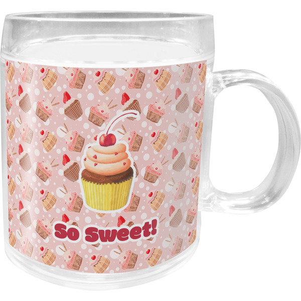 Custom Sweet Cupcakes Acrylic Kids Mug (Personalized)