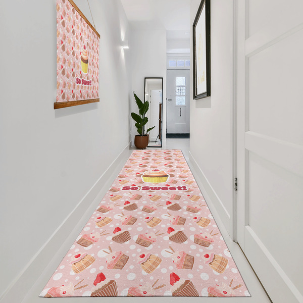 Sweet Cupcakes Area Rug Sizes - In Context (vertical)