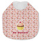 Sweet Cupcakes Jersey Knit Baby Bib w/ Name or Text