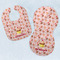 Sweet Cupcakes Baby Bib & Burp Set w/ Name or Text