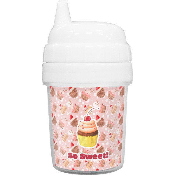 Custom Sweet Cupcakes Baby Sippy Cup (Personalized)