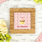 Sweet Cupcakes Bamboo Trivet with 6" Tile - LIFESTYLE