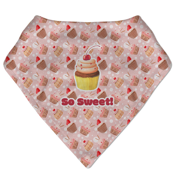 Custom Sweet Cupcakes Bandana Bib (Personalized)