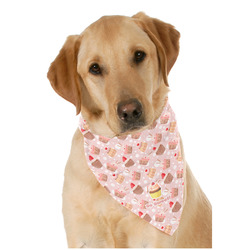 Sweet Cupcakes Dog Bandana Scarf w/ Name or Text