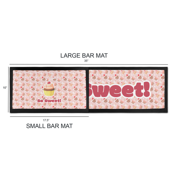 Sweet Cupcakes Bar Mats - Sizing Chart