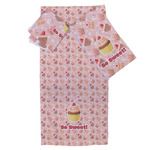 Sweet Cupcakes Bath Towel Set - 3 Pcs (Personalized)