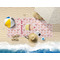 Sweet Cupcakes Beach Towel Lifestyle