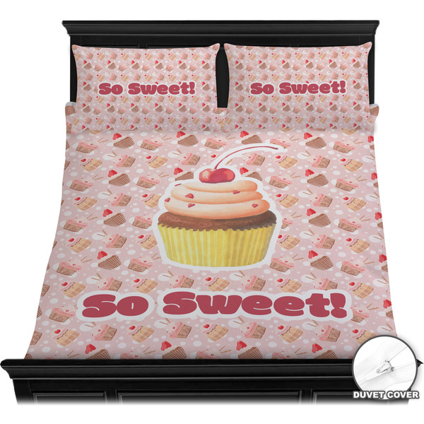 Sweet Cupcakes Bedding Set (Queen) - Duvet