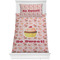 Sweet Cupcakes Comforter Set - Twin w/ Name or Text