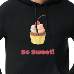 Sweet Cupcakes Hoodie - Black - XL (Personalized)