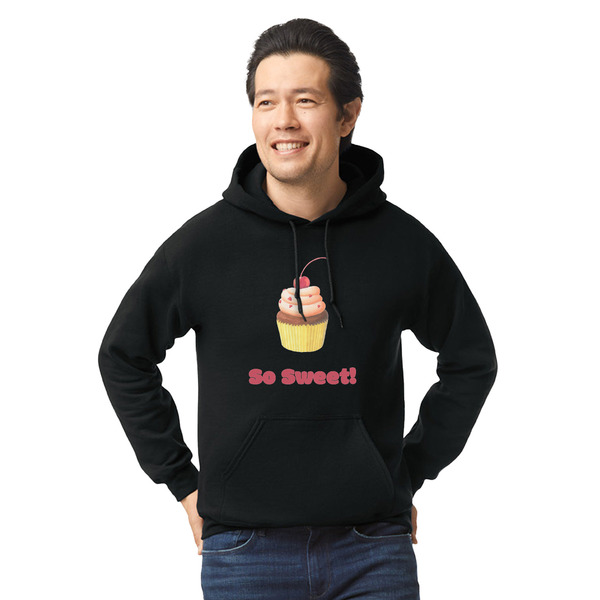 Custom Sweet Cupcakes Hoodie - Black - Small (Personalized)