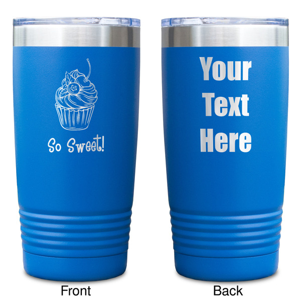 Sweet Cupcakes Blue Polar Camel Tumbler - 20oz - Double Sided - Approval