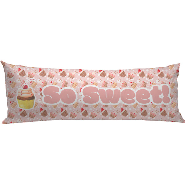 Custom Sweet Cupcakes Body Pillow Case (Personalized)