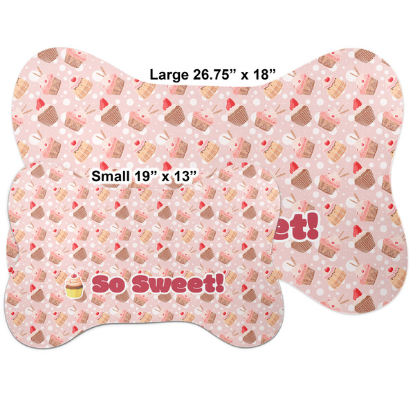 Sweet Cupcakes Bone Shaped Mat Comparison