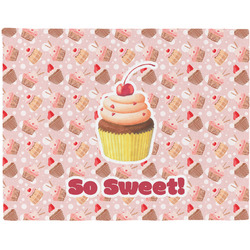 Sweet Cupcakes Woven Fabric Placemat - Twill w/ Name or Text