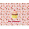 Sweet Cupcakes Burlap Placemat