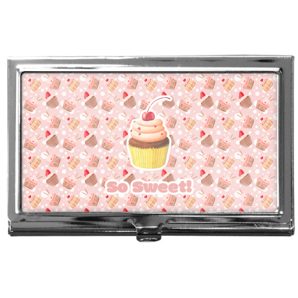 Custom Sweet Cupcakes Business Card Case