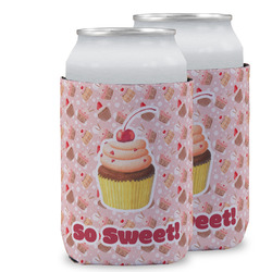 Sweet Cupcakes Can Cooler (12 oz) w/ Name or Text