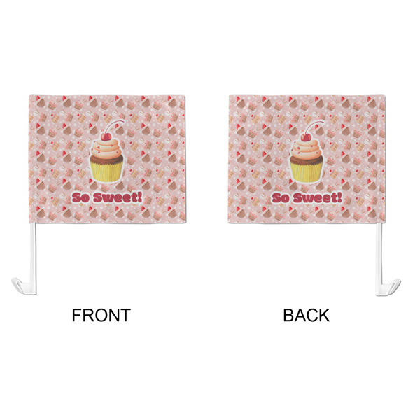 Sweet Cupcakes Car Flag - Large - APPROVAL