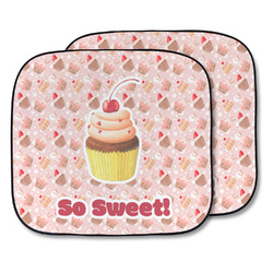 Sweet Cupcakes Car Sun Shade - Two Piece (Personalized)