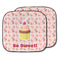 Sweet Cupcakes Car Sun Shade - Two Piece (Personalized)