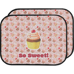 Sweet Cupcakes Car Floor Mats (Back Seat) w/ Name or Text