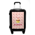 Sweet Cupcakes Carry On Hard Shell Suitcase w/ Name or Text