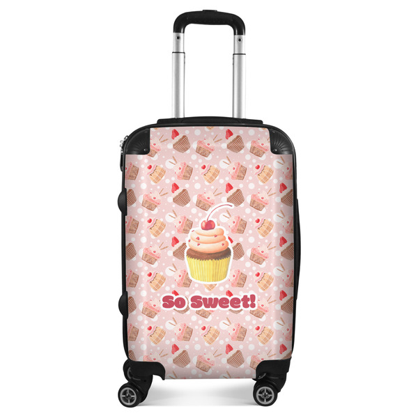 Custom Sweet Cupcakes Suitcase - 20" Carry On w/ Name or Text