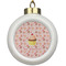 Sweet Cupcakes Ceramic Ball Ornament (Personalized)