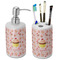 Sweet Cupcakes Ceramic Bathroom Accessories Set (Personalized)
