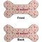 Sweet Cupcakes Ceramic Flat Ornament - Bone Front & Back (APPROVAL)