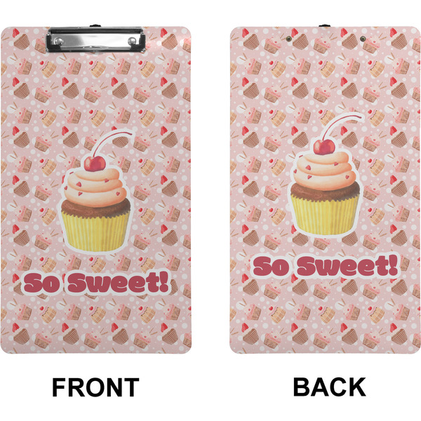 Sweet Cupcakes Clipboard (Legal) (Front + Back)