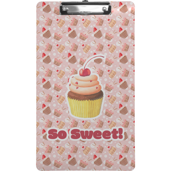 Custom Sweet Cupcakes Clipboard (Legal Size) w/ Name or Text