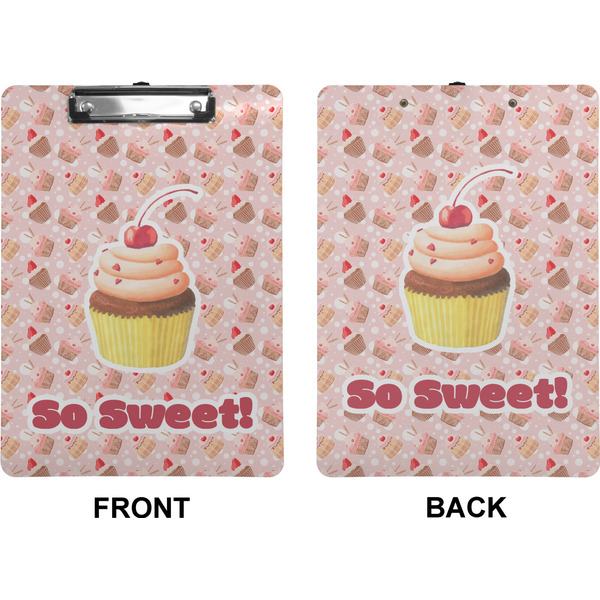 Sweet Cupcakes Clipboard (Letter) (Front + Back)