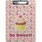Sweet Cupcakes Clipboard (Personalized)
