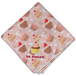 Sweet Cupcakes Cloth Dinner Napkin - Single w/ Name or Text