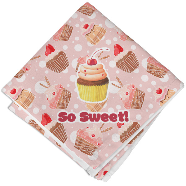 Custom Sweet Cupcakes Cloth Napkin w/ Name or Text