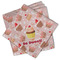 Sweet Cupcakes Cloth Napkins - Personalized Lunch (PARENT MAIN Set of 4)