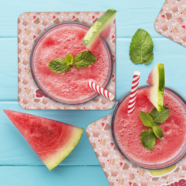 Sweet Cupcakes Coaster Set - LIFESTYLE