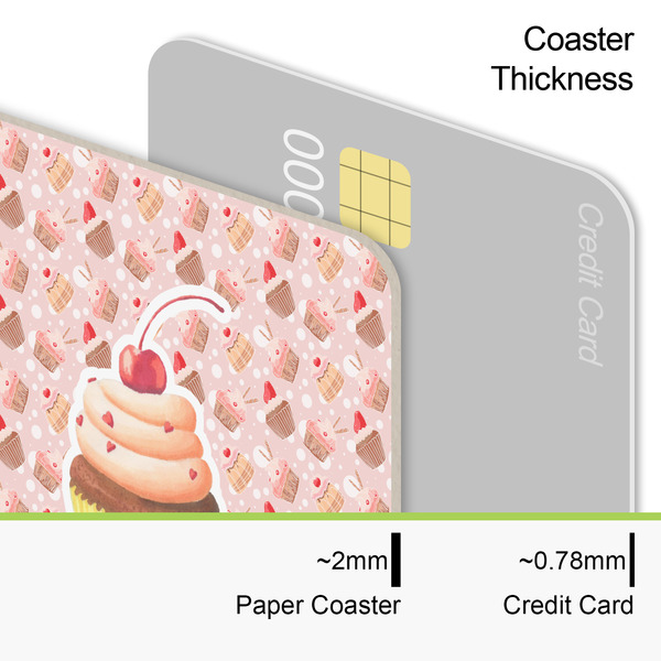 Sweet Cupcakes Coaster Thickness