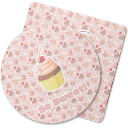 Sweet Cupcakes Rubber Backed Coaster (Personalized)