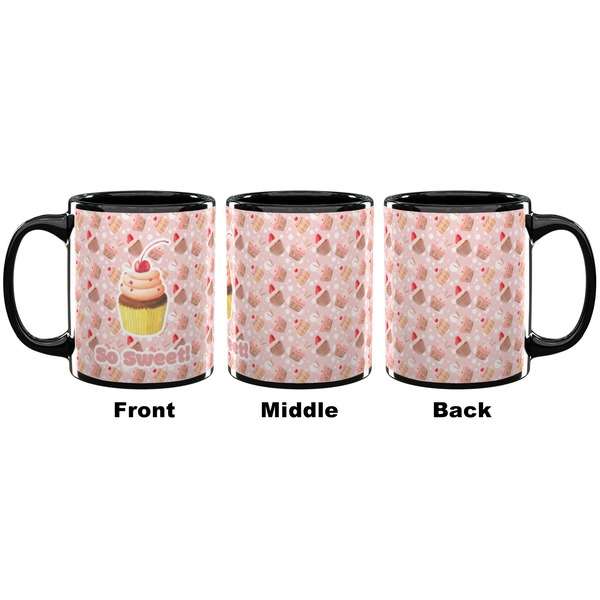 Sweet Cupcakes Coffee Mug - 11 oz - Black APPROVAL