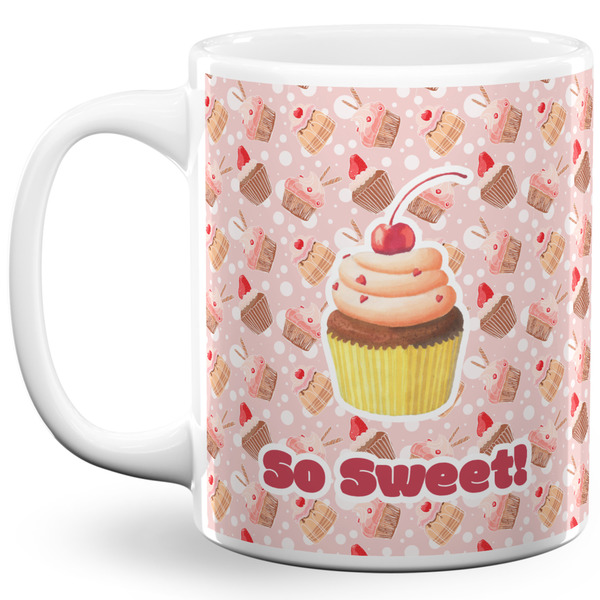 Custom Sweet Cupcakes 11 Oz Coffee Mug - White (Personalized)