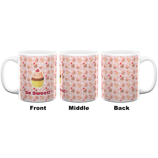 Sweet Cupcakes Coffee Mug - 11 oz - White APPROVAL
