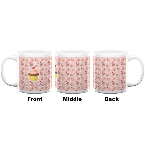 Sweet Cupcakes Coffee Mug - 20 oz - White APPROVAL