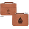 Sweet Cupcakes Cognac Leatherette Bible Covers - Small Double Sided Apvl