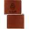 Sweet Cupcakes Cognac Leatherette Bifold Wallets - Front and Back Single Sided - Apvl