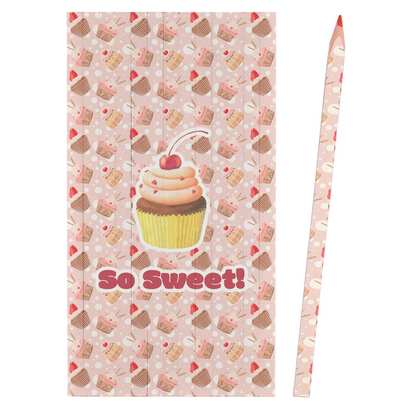 Sweet Cupcakes Colored Pencils - Front View