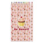 Sweet Cupcakes Colored Pencils (Personalized)
