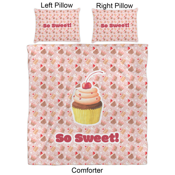 Sweet Cupcakes Comforter Set - Queen - Approval